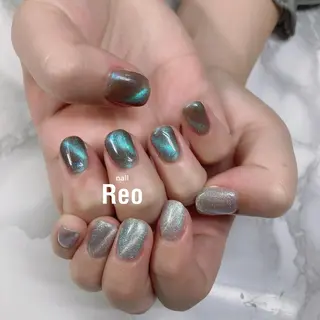 ミディアム ネイル Reonail 💕Kana💕のネイルデザイン