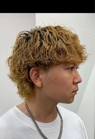 パーマ メンズ シャドウパーマ/ メンズ/KENTAのヘアスタイル