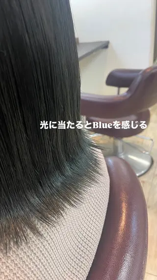 ミディアム ルプラボウ/鈴木颯天 /艶カラー／縮毛矯正のヘアスタイル
