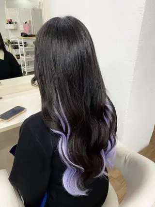 ロング GLOSS 心斎橋 山上のヘアスタイル