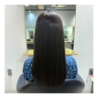 ロング カラー 縮毛矯正特別価格 /表参道/ことりのヘアスタイル