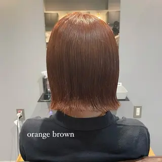 ショート カラー Mimi🎀ブリーチ なし透明感 Ｗカラーのヘアスタイル