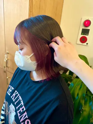 ミディアム カラー ✨ブリーチカラー /菜月‪‪✨のヘアスタイル