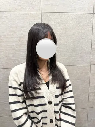 ロング 西川 ことねのヘアスタイル
