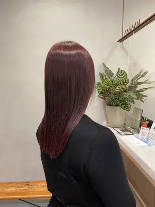 セミロング カラー 村田 旭のヘアスタイル