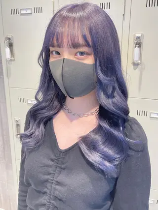 ロング カラー パーマ ヘアアレンジ メンズ 歩くパワースポット 🦋KAHOのヘアスタイル