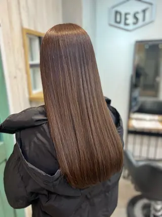 ロング カラー パーマ 吉野 瑳桜のヘアスタイル