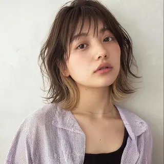 カラー メンズカットモデル☆ 今川茉綾のヘアスタイル