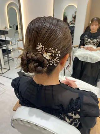 ヘアアレンジ 髪質改善/艶カラー 🎀レイヤーカットのヘアスタイル