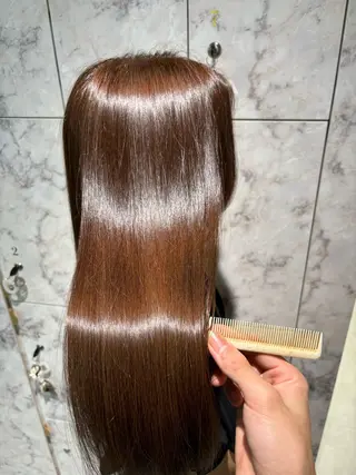 セミロング レイヤー/髪質改善 八木　洸登のヘアスタイル