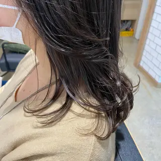 ミディアム カラー 🌷レイヤーカット/ フルキシオリ🌷のヘアスタイル