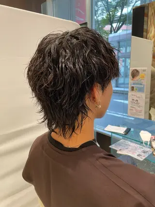 ショート 中島 稔/稲毛メンズパーマのヘアスタイル