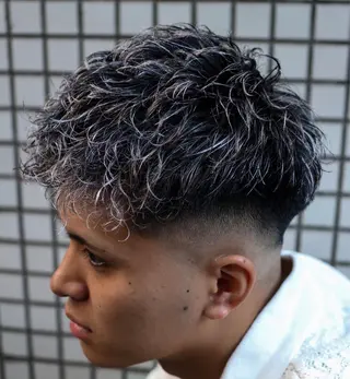 ショート カラー パーマ メンズ 💈men's💈 satoru中目黒のヘアスタイル