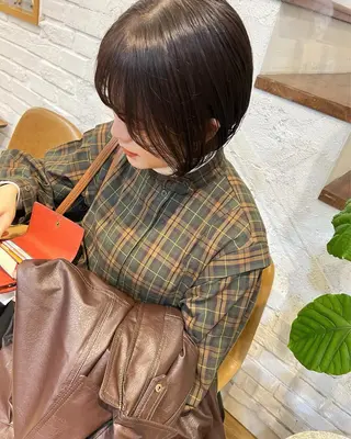 ショート カラー 池田理紗/ bob/メンズカットのヘアスタイル