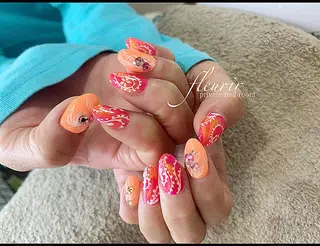 ネイル フルリール 【プライベートサロンのネイルデザイン