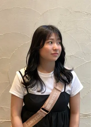 セミロング カラー ヘアアレンジ 久野紗愛 【髪質改善　艶髪】のヘアスタイル