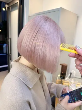 ショート 🪞艶髪ハイトーン Maya🪞のヘアスタイル