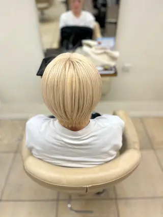 ショート 松浦 彩のヘアスタイル