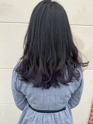 ロング カラー 齊藤 衣梨佳のヘアスタイル