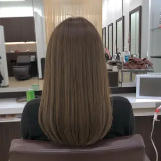 セミロング カラー 渋谷/フェード/ 國分 翔のヘアスタイル