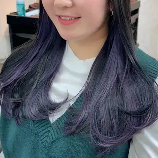 ロング カラー インナーカラー/レイ ヤーカット♡/マキシのヘアスタイル