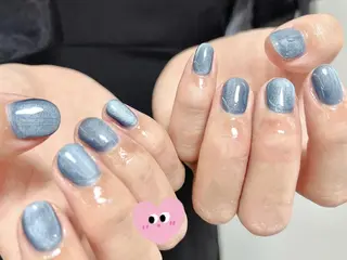 ネイル Shis_🦄shi 韓国風キラキラネイルのネイルデザイン