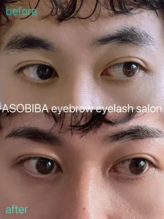 メンズ ASOBIBA ARIYAMAのマツエク・マツパデザイン