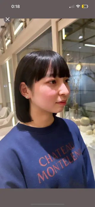 ミディアム 🦋sana🦋 似合わせカット✁のヘアスタイル