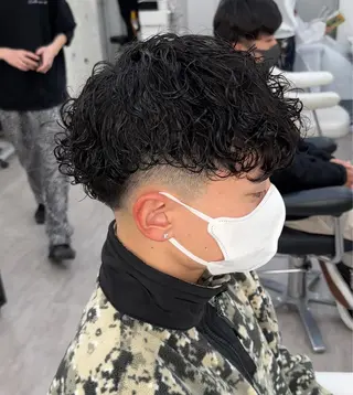 ショート パーマ メンズ dot.グループ指名 No.1橋本滉太のヘアスタイル