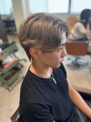 メンズ Maison/松本/ 艶髪/カラー/メンズのヘアスタイル