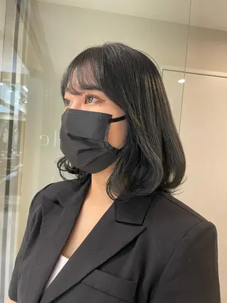 ミディアム カラー minami ♡のヘアスタイル