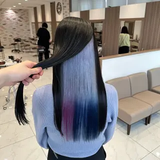 ロング カラー 【複雑履歴ブリーチ】 中村　玲仁のヘアスタイル