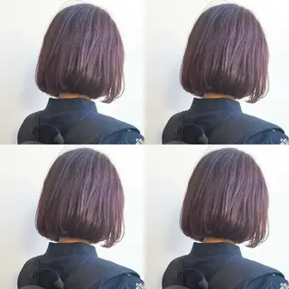 カラー ミディアム ヘアアレンジ iplus まつげ、眉毛、耳つぼのマツエク・マツパデザイン