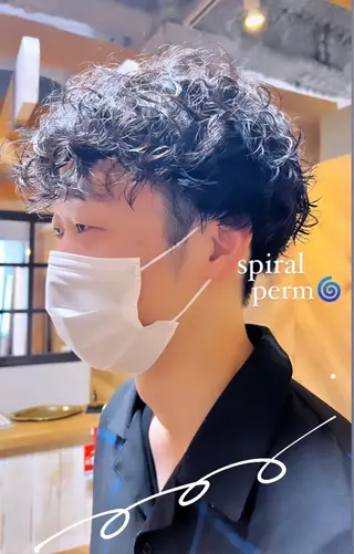 パーマ メンズ Topstylist YUKIのヘアスタイル