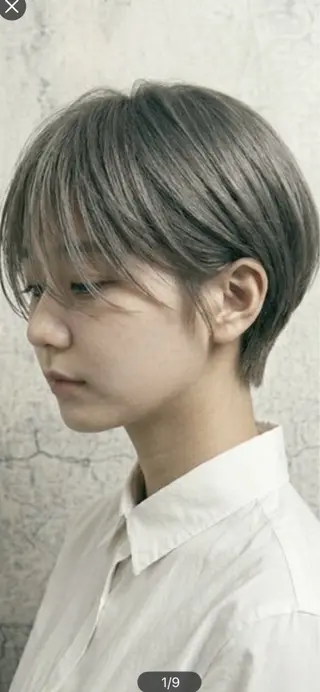 ショート ひばりカット🌈石井 里佳のヘアスタイル