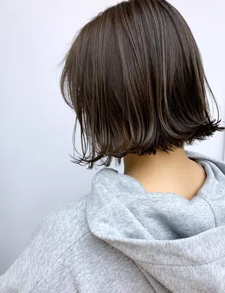 セミロング ヘアアレンジ パーマ カラー メンズ N゜jillva ナンバージルバのヘアスタイル