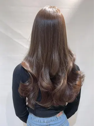 ロング カラー ヘアアレンジ 柔らか垢抜けｶﾗｰと ｶｯﾄ🫧ASUKAのヘアスタイル