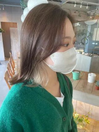 ミディアム カラー レイヤーカット/ マリアのヘアスタイル