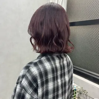 ミディアム カラー 暖色カラー/ブリーチ 🎀オビツメイ🎀のヘアスタイル