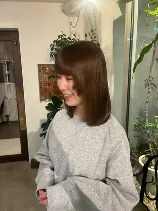 ミディアム 柴田 さくらのヘアスタイル