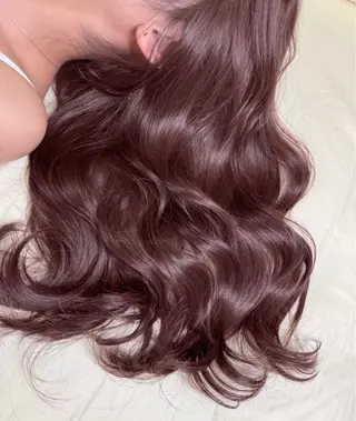ロング カラー 透明感うる艶カラー 🤍MANAMIのヘアスタイル
