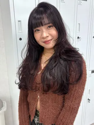 ロング 透明感カラー/ ゆずほのヘアスタイル