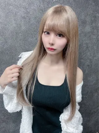 ロング カラー 🐺新宿manabu カットモデル募集中のヘアスタイル