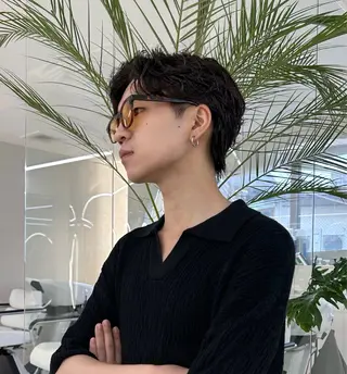 ショート パーマ GAGA. yutoのヘアスタイル