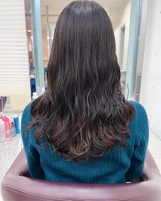 セミロング パーマ 似合わせパーマ/ kazuのヘアスタイル