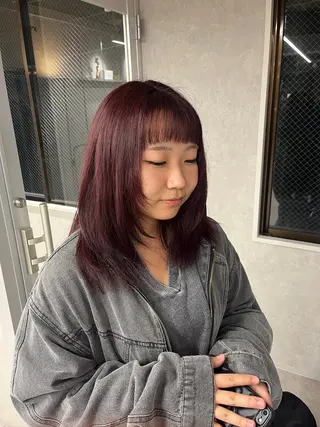 ミディアム カラー Abe yuyaのヘアスタイル