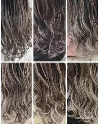 セミロング カラー ＡＳＨ大宮/ブリーチ 髪質改善/カラーのヘアスタイル