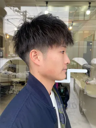 ショート メンズ 深堀 勇弥のヘアスタイル