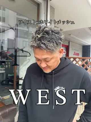 カラー メンズ WEST✂︎AKI HIRO✂︎大和高田のヘアスタイル