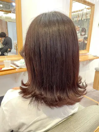 ミディアム kuschel モリオカのヘアスタイル